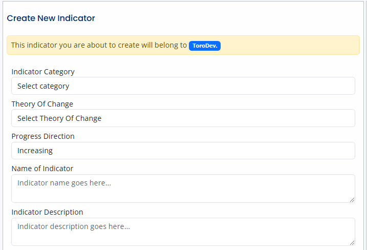 Create An Indicator